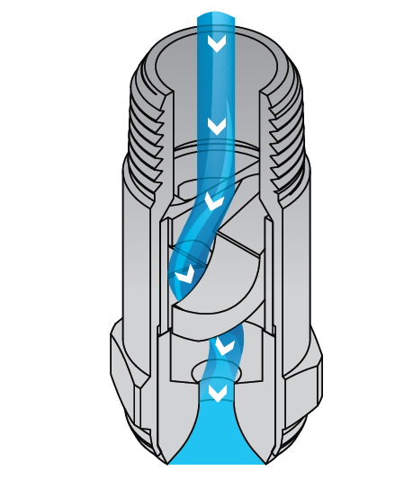 實心錐噴嘴霧化液體結(jié)構(gòu)圖